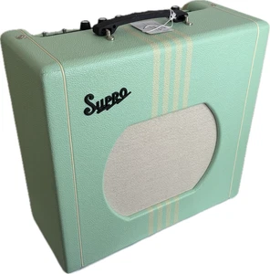 Amplificador de guitarra Supro 1822RSGC Delta King 12 1x12 15 vatios reverberación verde espuma de mar - Imagen 1 de 6