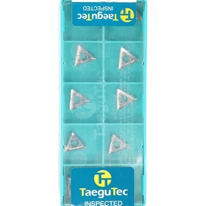 10 insertos de torneado de carburo sin recubrimiento para torno CNC TAEGUTEC TCGT 110204-FL grado K10 - Imagen 1 de 15