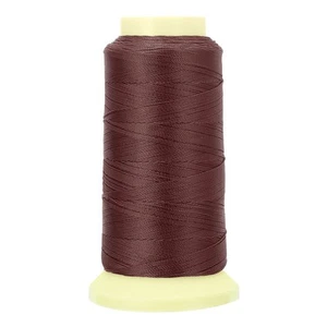 Bonded Thread, 0.4 mm 550 Yards Polyester Sewing Cord for Tassels, Brown - Picture 1 of 8
