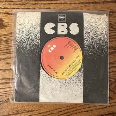 Bob Dylan – Changing Of The Guards - Vinyl 7" Single UK Import - VG - Image 1 of 2