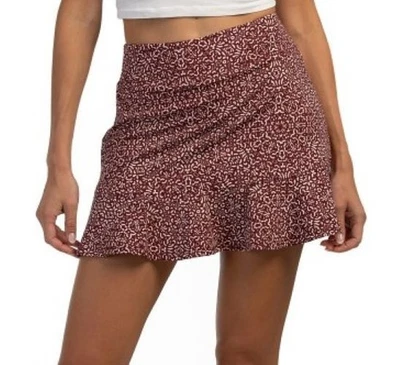 Novo com etiquetas Tommy Bahama Cabernet Magic Medallion tênis de golfe babado bainha Skort M & G - Imagem 1 de 2