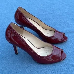 Kate Spade burgunderrote Lacklederpumps Damen US-Größe 7,5M - Bild 1 von 19