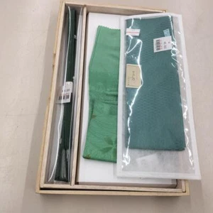 Hattori Co., Ltd. Light Green Set Obi-Raiser Obi-Jime Date Eri - Picture 1 of 5