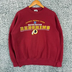 Vintage Washington Redskins Sweater Adult Large Red Sweatshirt Pullover Mens L - Picture 1 of 11