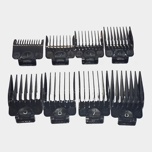 Genuine Wahl Clipper Guide Comb Guard Set #1 to #8 1/8th inch 3mm - 1 inch 25mm - Picture 1 of 7