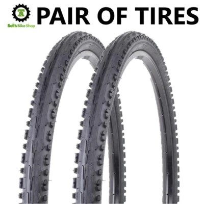 2 Pack: Kenda K847 Kross Plus Goliath Tire 26x1.95 Black MTB Hybrid Bike PAIR - Image 1 of 3