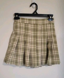 Princess Polly S/M Plaid Pleated Y2k Schoolgirl Preppy Mini Skirt - Picture 1 of 9