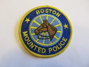 Massachusetts Boston Police Mounted Patch - Picture 1 of 1