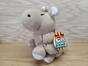 Peluche Jungle Pals Hippopotamus Anziano Beerman EB Buddies 1998 10" del Commonwealth - Foto 1 di 12