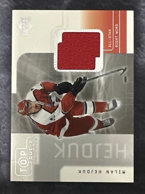 2002-03 Uppper Deck Top Shelf Allstar Jersey TJ-MH Milan Hejduk Avalanche - Image 1 of 2