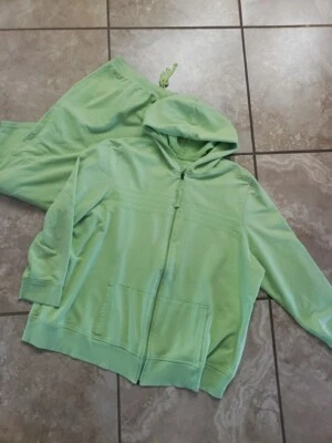 "JUST MY SIZE" 2 Piezas Plus Talla 3X 22W/24W Verde Lima Playa, Crucero, Ropa Activa Foto 1 de 4