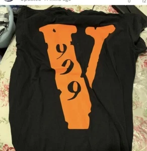 Vlone 999 schwarzes Tee T-Shirt neu 100 % authentisch Größe Medium - Bild 1 von 1