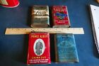 Vintage Lot of 4 Empty Pipe Tobacco Tins Tuxedo Edgeworth Velvet Lot 24-14-CH