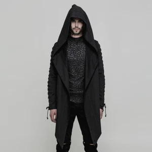 PUNK RAVE TOP JACKET GOTHIC PUNK ROCK POST-APOCALYPTIC OY-879 NEW - Foto 1 di 12