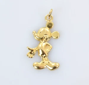 Disney Mickey Mouse Charm in 14k Yellow Gold - Picture 1 of 3