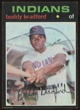 1971 Topps Buddy Bradford #552 Cleveland Indians