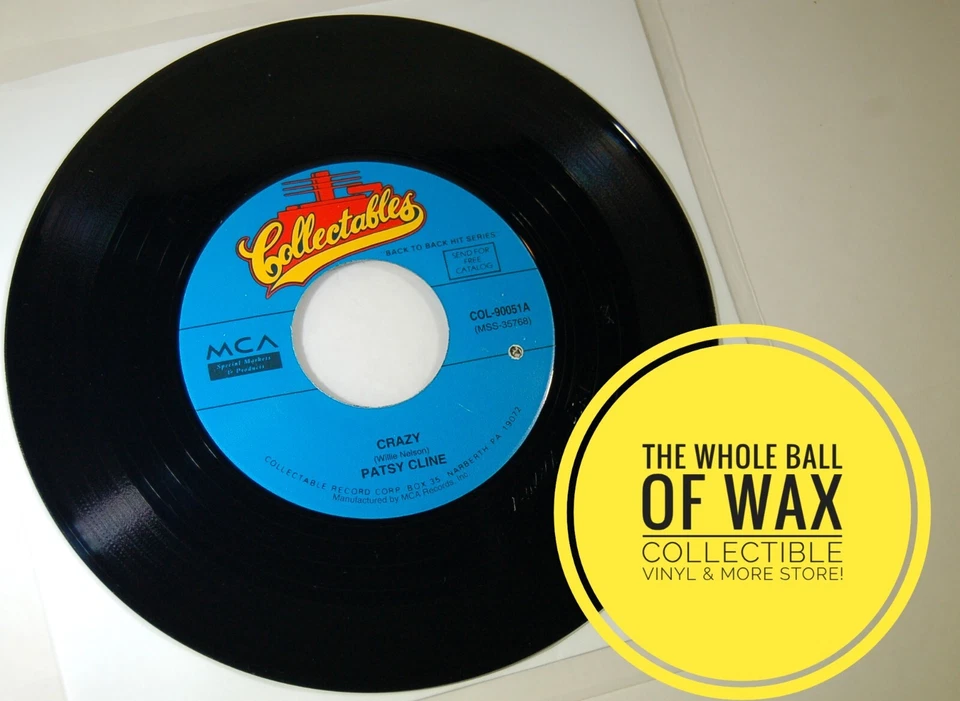 Patsy Cline - Crazy / I Fall To Pieces 45 NEAR MINT - Image 1 of 4
