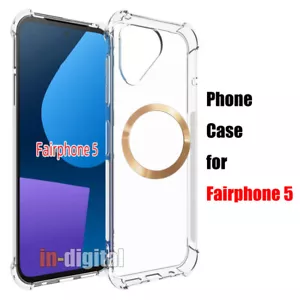Case for Fairphone 5 Phone Cover Privacy Screen Protector Magnetic Card Wallet - Picture 1 of 18