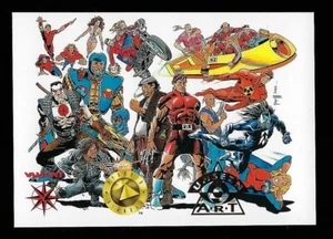 1993 Carte Valiant Comics Valiant Era - carta inserto arte invisibile #U5 - Foto 1 di 2