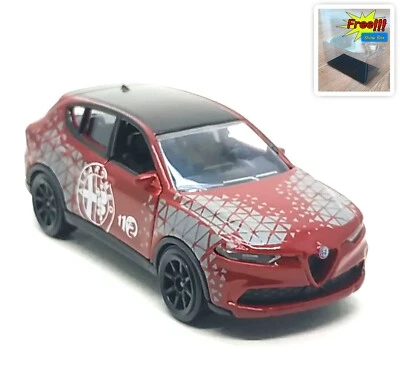 Majorette Alfa Romeo Tonale - Snake Pattern Art - Dark Red 1:59 (3") no Package - Image 1 of 4