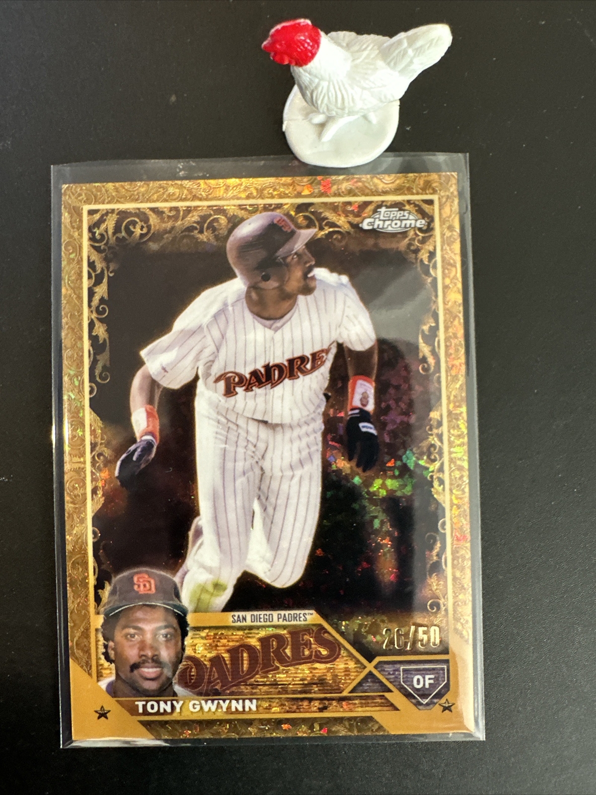 2023 Topps Gilded Collection Baseball Tony Gwynn Mini-Diamond Gold Etch /50 
