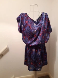 Top Rundhals Gr. 16 / gebraucht blau bunt Ployester Gummibund - Bild 1 von 4