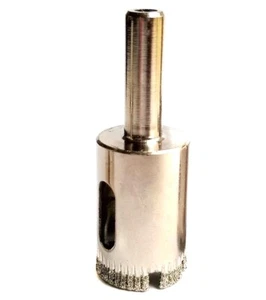 3/4" inch diamond tipped drill bit glass bottles blocks holesaw tile hole saw - Picture 1 of 7