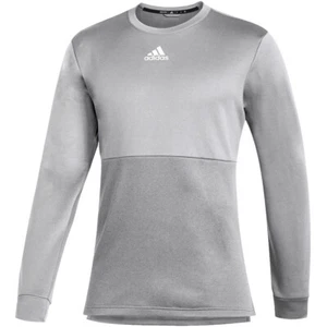 Adidas FQ0002 Men's Team Issue Crew Top Grey Two/White - Picture 1 of 2