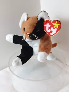 TY Beanie Babys Chip Katze Rentner OOP wunderschön - Bild 1 von 4