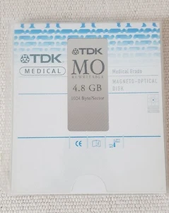 TDK Medical MO RW-Disk MO-R4800M 4,8 GB NEU - Afbeelding 1 van 1
