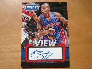 2014-15 Panini Threads View Autographs 3 Caron Butler Auto - Picture 1 of 2