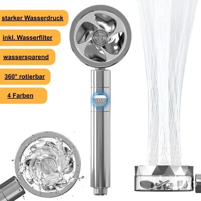 Duschkopf Hochdruck Handbrause Duschbrause Wassersparende Duschbrause 360 Drehba - Bild 1 von 4
