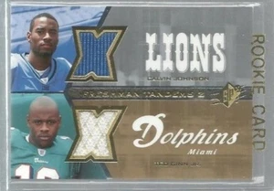 2007 SPx Freshman Tandems Dual Jerseys #FT2JG Johnson/Ginn Jr. (ref35274) - Picture 1 of 1