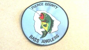 NEW Pierce County Bass Anglers Patch - Sew On Large Patch - Picture 1 of 1