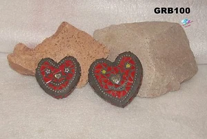 HEARTS FOR YOUR GARDEN -  MOSAIC, HANDMADE with a lot of BEAUTIFUL  GRB100 - Picture 1 of 4