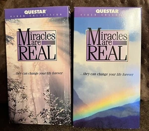 Miracles Are Real (Part 1 & Part 2) Supernatural Intervention Videos VHS Videos - Picture 1 of 4