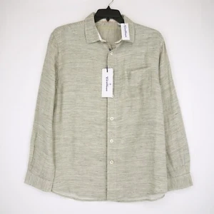 Roundtree & Yorke Caribbean Men's Long-Sleeve Shirt L Gray Heather NWT $79.50 - Picture 1 of 15