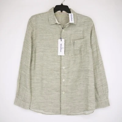 Roundtree & Yorke Caribbean Men's Long-Sleeve Shirt L Gray Heather NWT $79.50 - Image 1 of 4