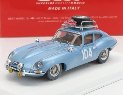 MODELLINO AUTO STATICO JAGUAR E-TYPE #104 PINDER RALLY MONTECARLO 1965 1/43 - Immagine 1 di 4