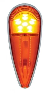 6 LED Cab Marker Light - Amber LED with Amber Lens - Small Trucks & Pick-ups - Picture 1 of 9
