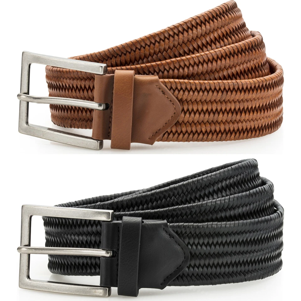 Cinturón trenzado de cuero Asquith & Fox para hombre Foto 1 de 1