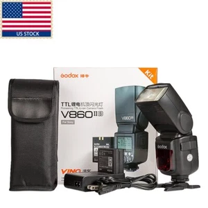 US Godox V860II-S 2,4 G TTL HSS 1/8000s fotocamera agli ioni di litio flash Speedlite per Sony - Foto 1 di 10