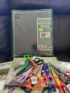 Scrapbooking Lot Includes A Dozen Scissors  - Picture 1 of 5