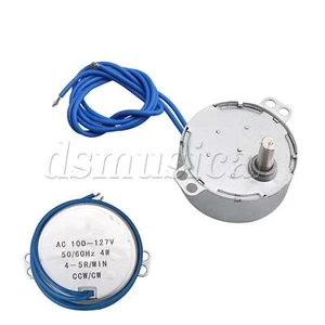 AC 110V Synchronous Motor 6KGF.CM One Side Flat 7mm Shaft DIY Accessory - Picture 1 of 9