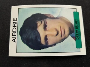 1971-72 A&BC Scottish Football Card # 4 Drew Busby - Airdrieonians (EX) - Picture 1 of 3