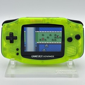 Nintendo Game Boy Advance GBA iPS V2 Backlight Backlit LCD Console Extreme Green