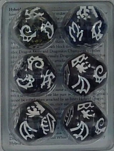 DRAGON DICE: DRAGONS! BLACK DRAKE SET (SFR 2018) - Picture 1 of 2