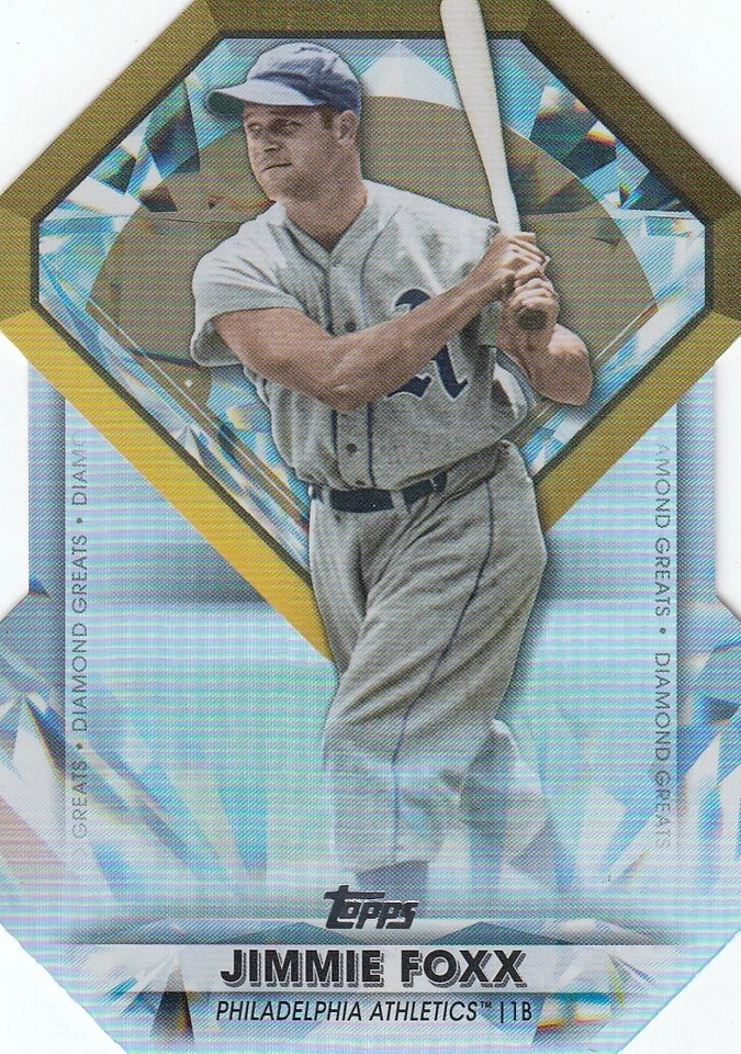 JIMMIE FOXX TOPPS UPDATE DIAMOND GREATS DIE CUT A'S RED SOX #DGDC-68 2022 22 - Image 1 of 1