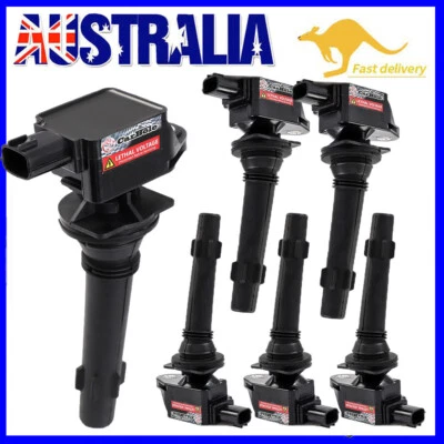 6Pack Ignition Coil for Ford falcon G6 G6E/FPV F6 F6E 4.0L 2008/2009/ 2010/ 2011 - image 1 of 4