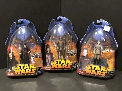 Hasbro Star Wars La Venganza del Emperador Sith Palpatine Tarkin Guerrero Neimoidiano Foto 1 de 4